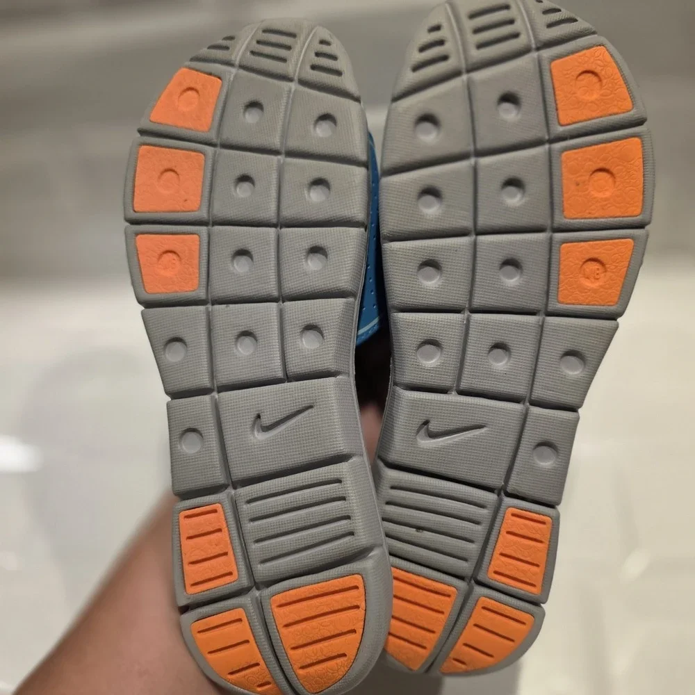 Nike Comfort Footbed Slides Women's 8 Beach Flip Flop Sandles Slippers Blue